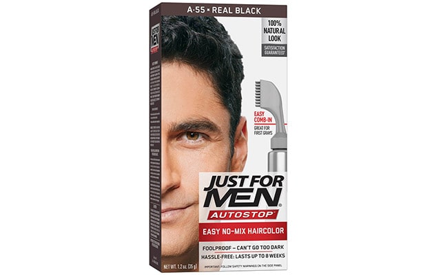 JUST FOR MEN Autostop Hair Color Real Black  | Best Hair Color for Men