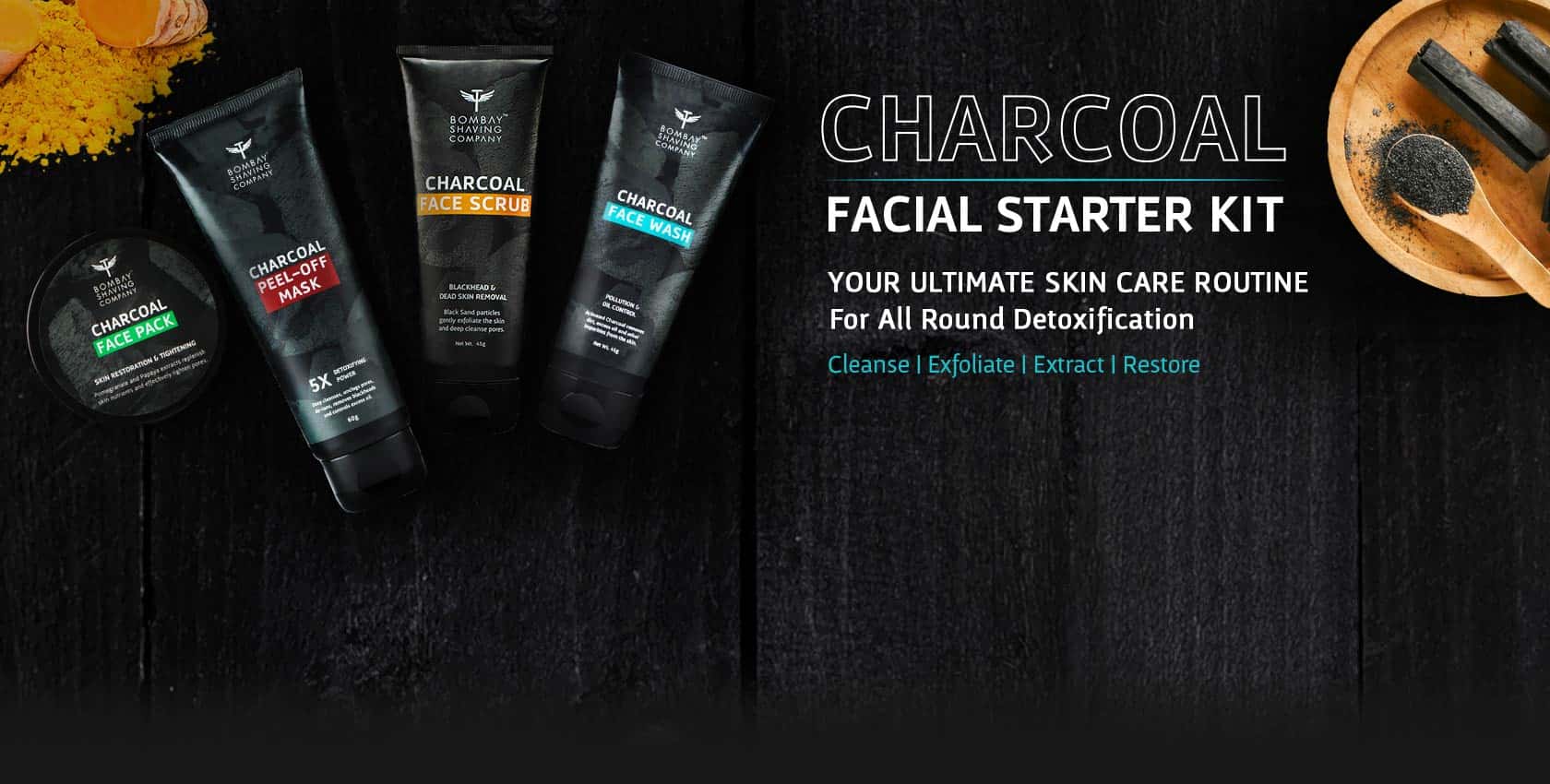 Bombay Shaving Company Charcoal Face Scrub | Best Face Scrub for Men 