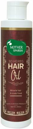 Mother Sparsh 30 Herbs Hair Oil | Best Ayurvedic Hair Oil in India 